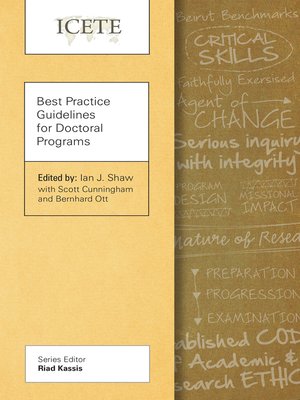 cover image of Best Practice Guidelines for Doctoral Programs